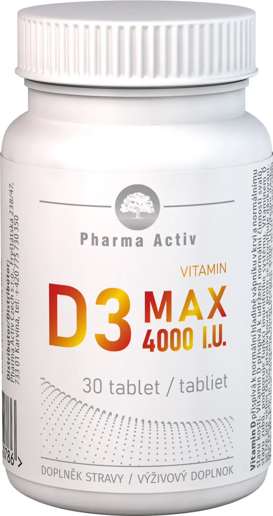 7982_VITAMIN D3 MAX 4000 I.U. 30.TBL8594195440786